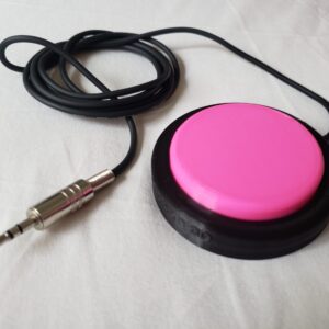 acionador com borda rosa